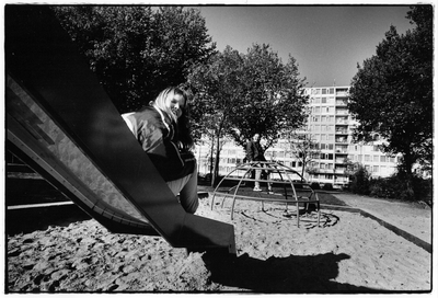 351146 Gezicht op de speelplaats aan de ibisdreef te Utrecht.